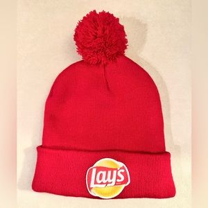 Lay’s Pom-Pom Beanie NWOT